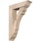Ekena Millwork Olympic Traditional Smooth Bracket w/ Offset Brace, Douglas Fir, 7 1/2"W x 28"D x 40"H BKT0806X28X40OLY01SDF - alternate 1